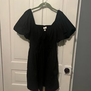 a new day Black Smocked Dress